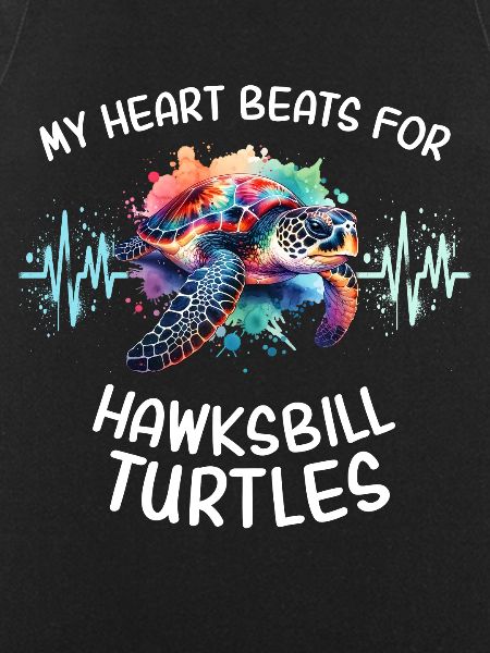 Hawksbill turtle heartline