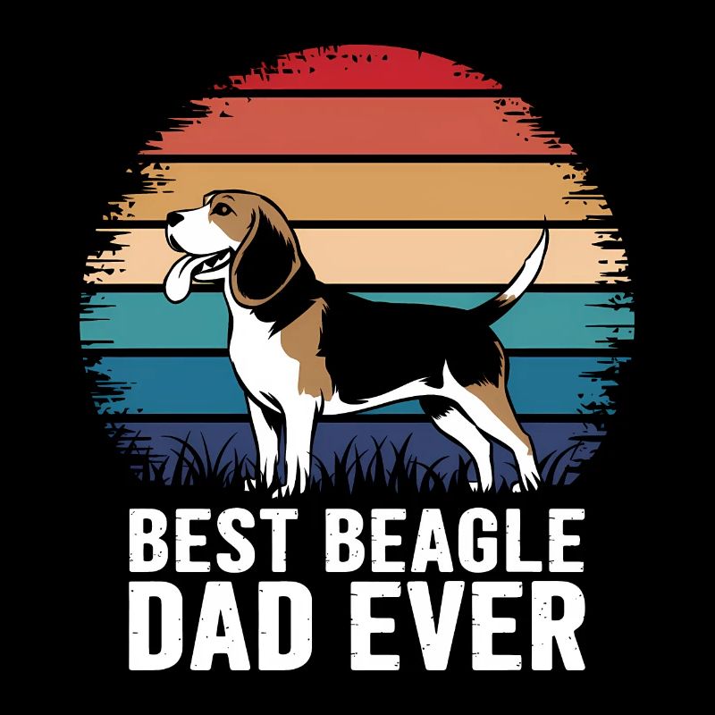 Beagle Dad Dog Father Funny Beagle Gift