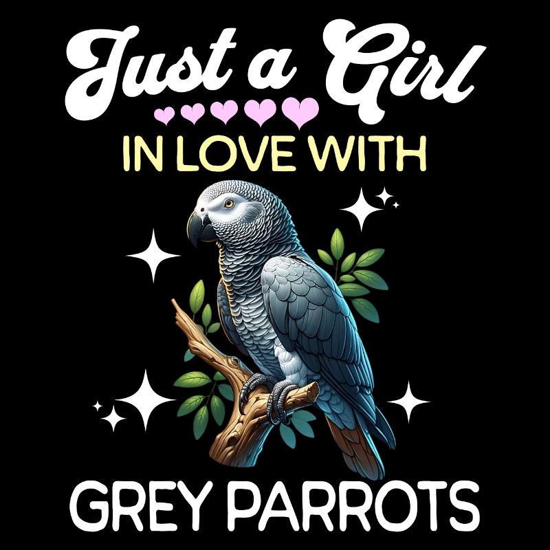 Graupapagei Mädchen Grey Parrot