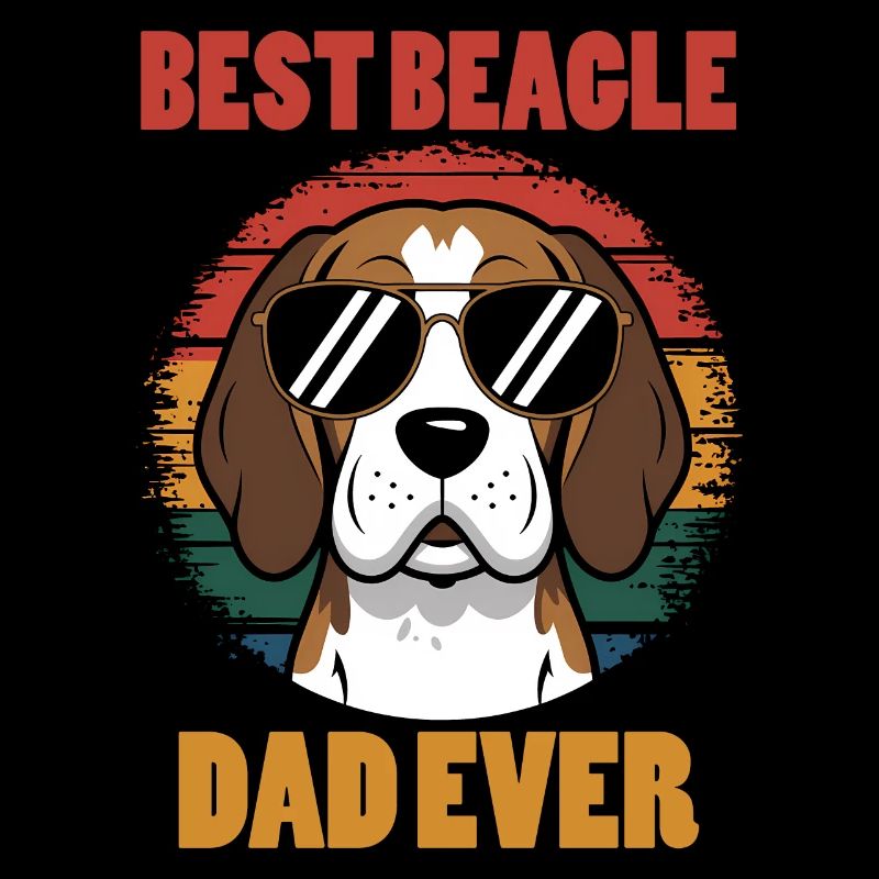Beagle Dad Dog Father Funny Beagle Gift