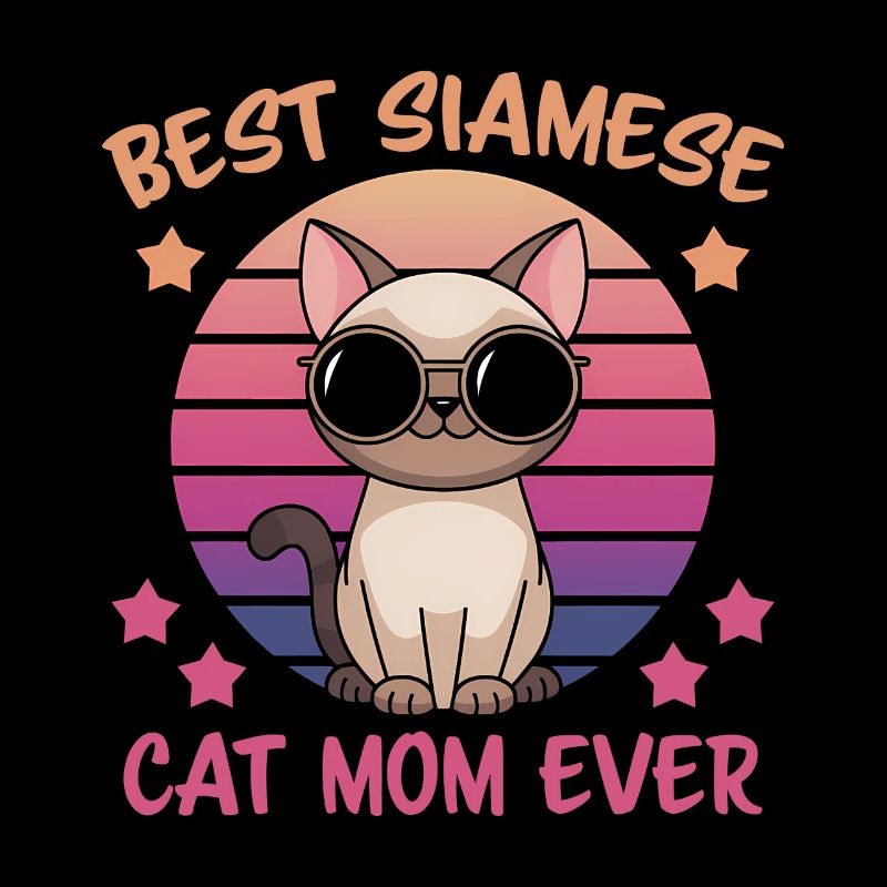 Siamese Cat Saying Siamese Cat Mom Siamese Cat Gift