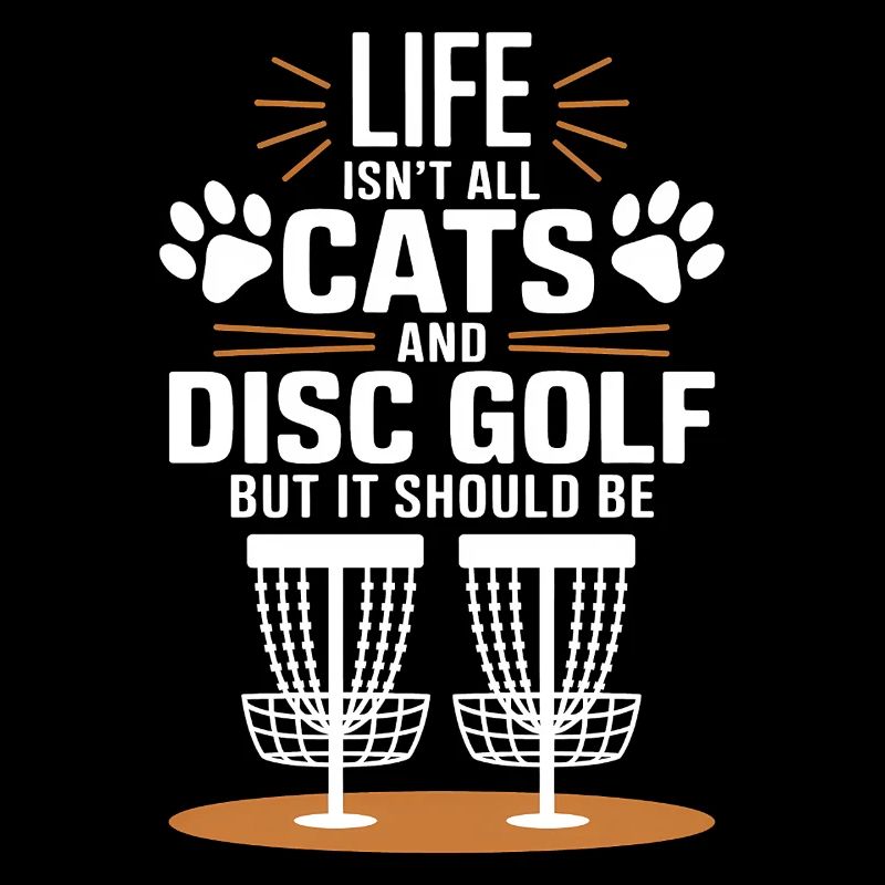 Discgolf Spruch Katzen Lustiges Discgolf Geschenk