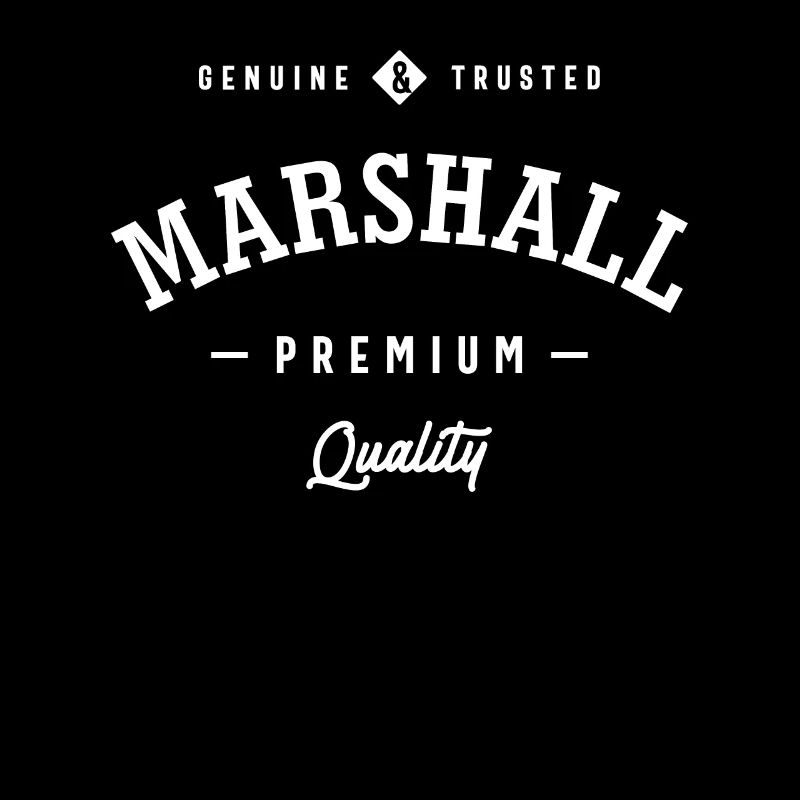 Mens Marshall Original Funny Personalized Name