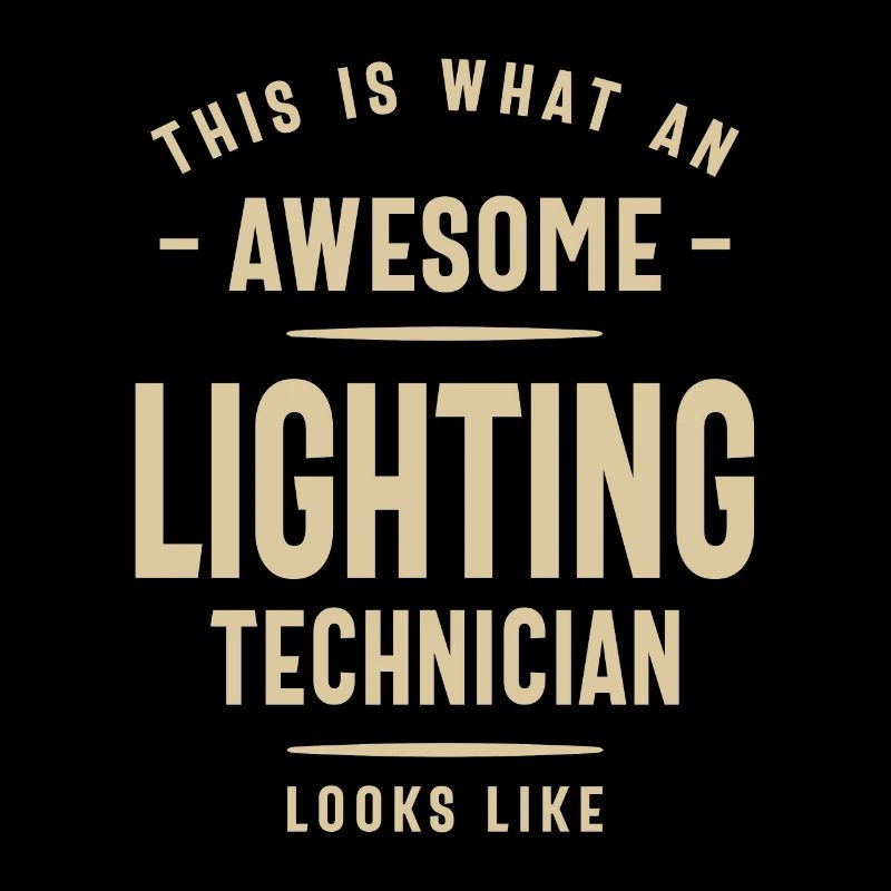 Super travail de technicien d’éclairage