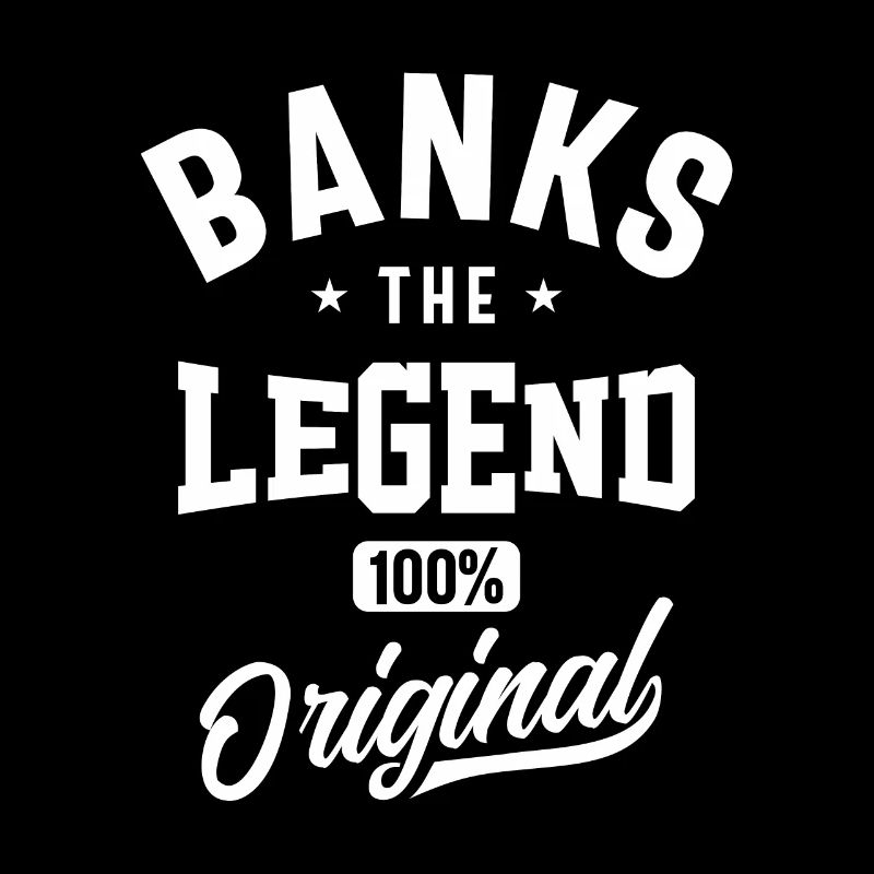 Banks Personalized Name