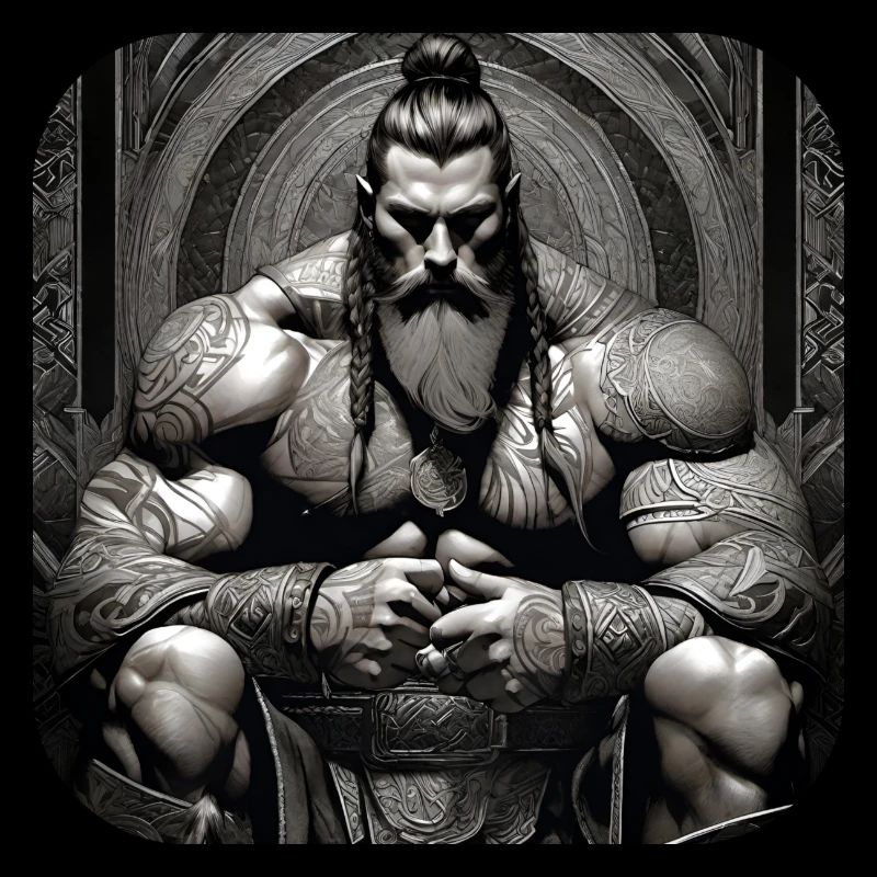 Proud Viking Warrior Germanic