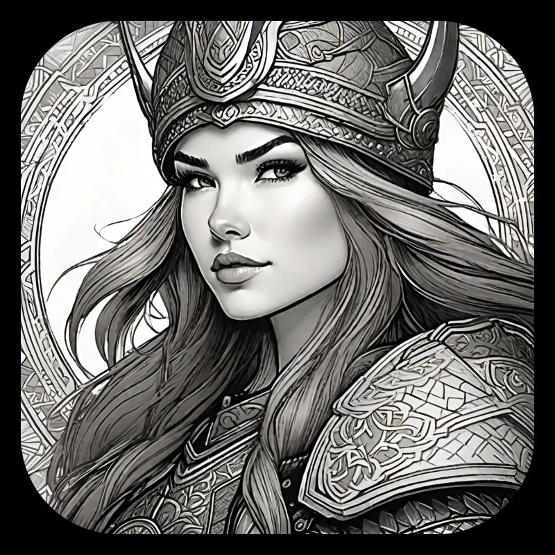 Fière Viking Germanin Shieldmaiden