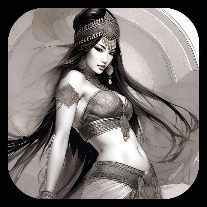 Danseuse orientale mystique