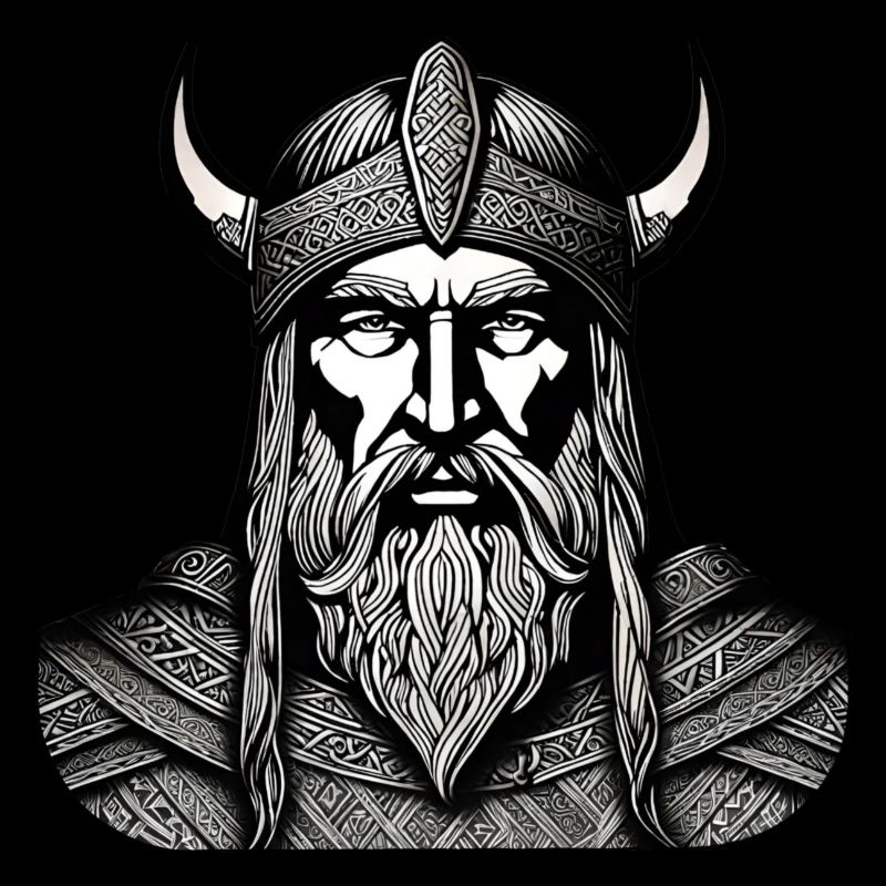 Proud Viking Warrior Germanic