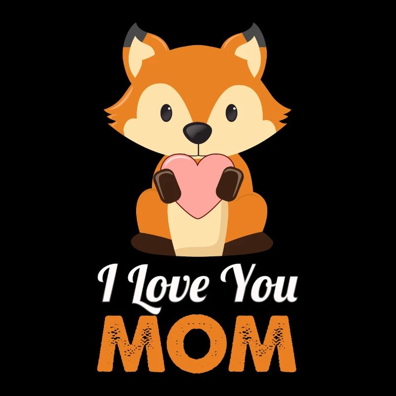 Fox mit einem Herz für Muttertag