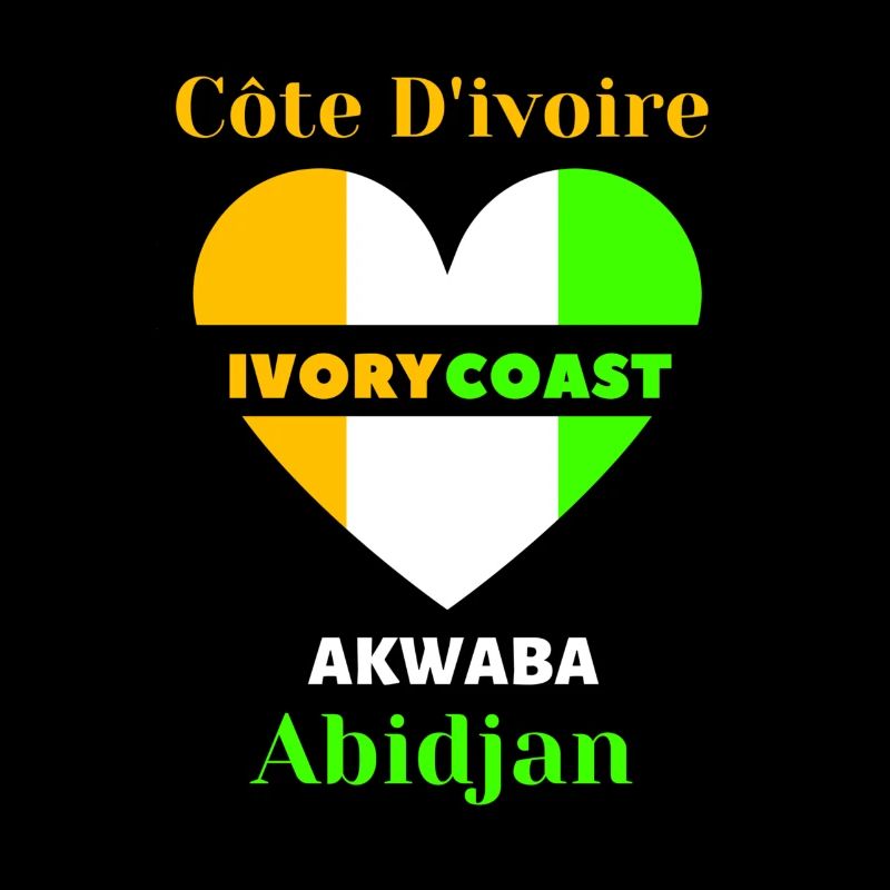 Côte D'ivoire Ivory Coast Akwaba Abidjan Tshirt