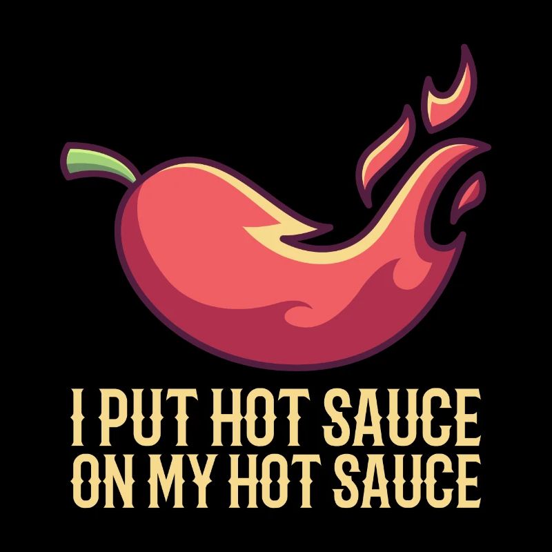 Sauce chaude, piment de la nourriture pimentée