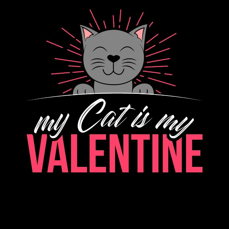 Mon chat est mon geek cadeau Saint-Valentin