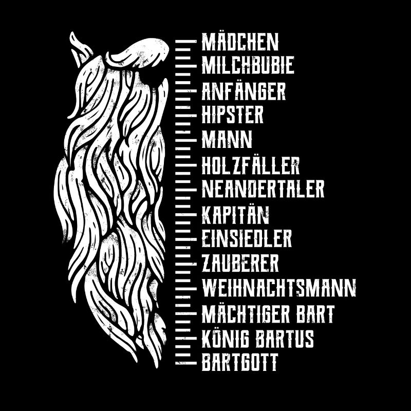 Beard bar bearer ruler scale beard gift