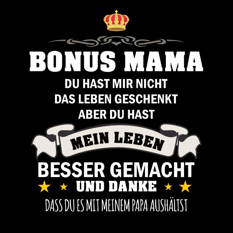 Bonus Mama Stiefmutter Stiefmama Geschenkidee
