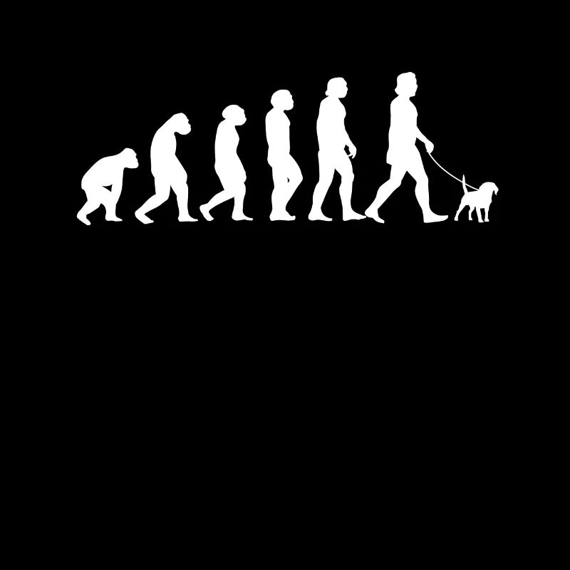 Lustig Hund Evolution Gassi Hundebesitzer Geschenk