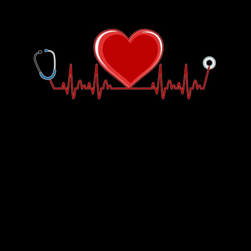 Conception d'infirmière courbe cardiaque
