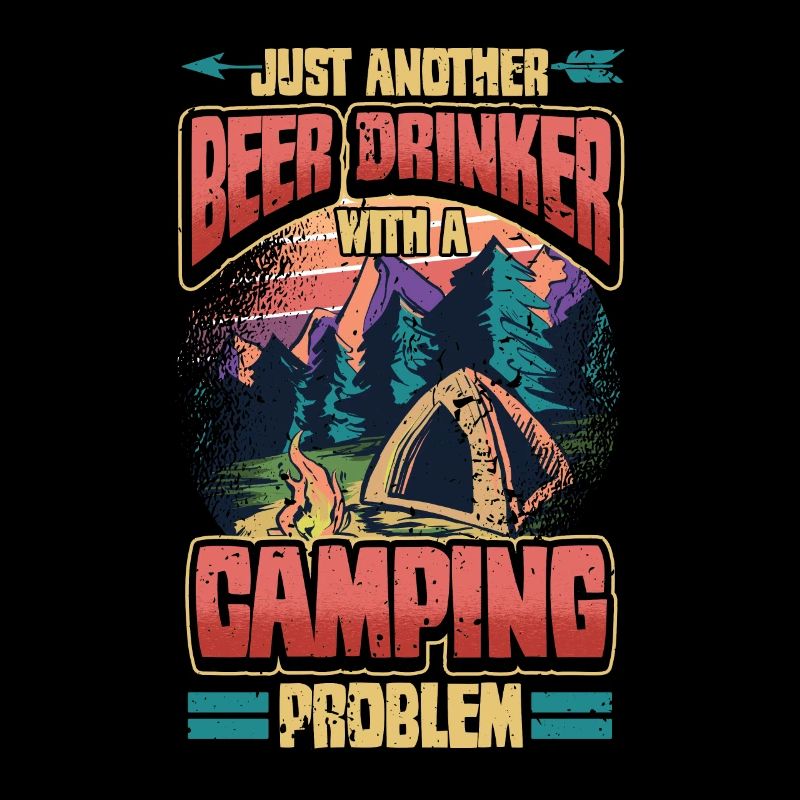 Funny caravan camper beer saying gift