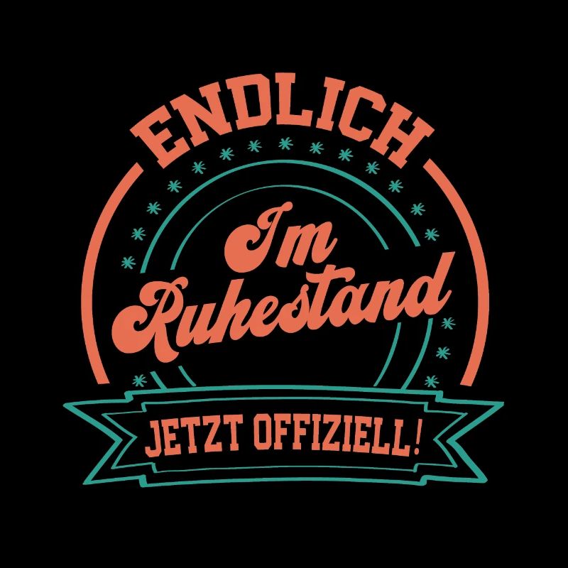 Endlich im Ruhestand Rentner