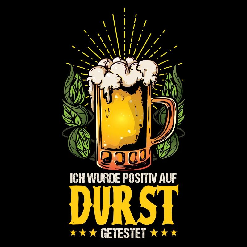 Ich wurde positiv auf Durst getestet Bier