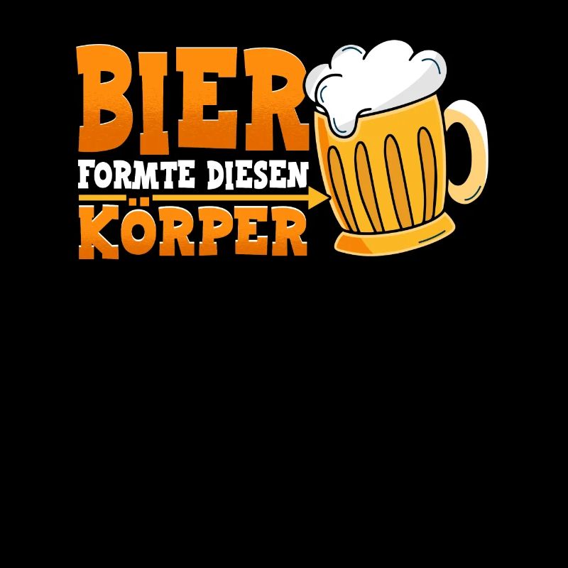 Bier formte diesen Körper Bier