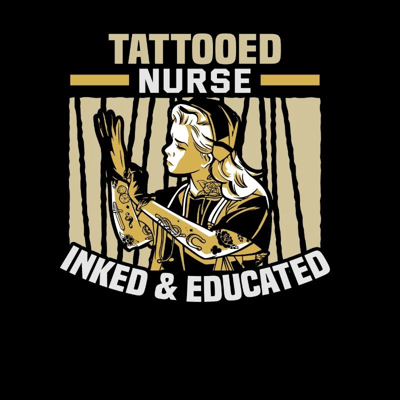 Inked & Educated Tätowierte Krankenschwester