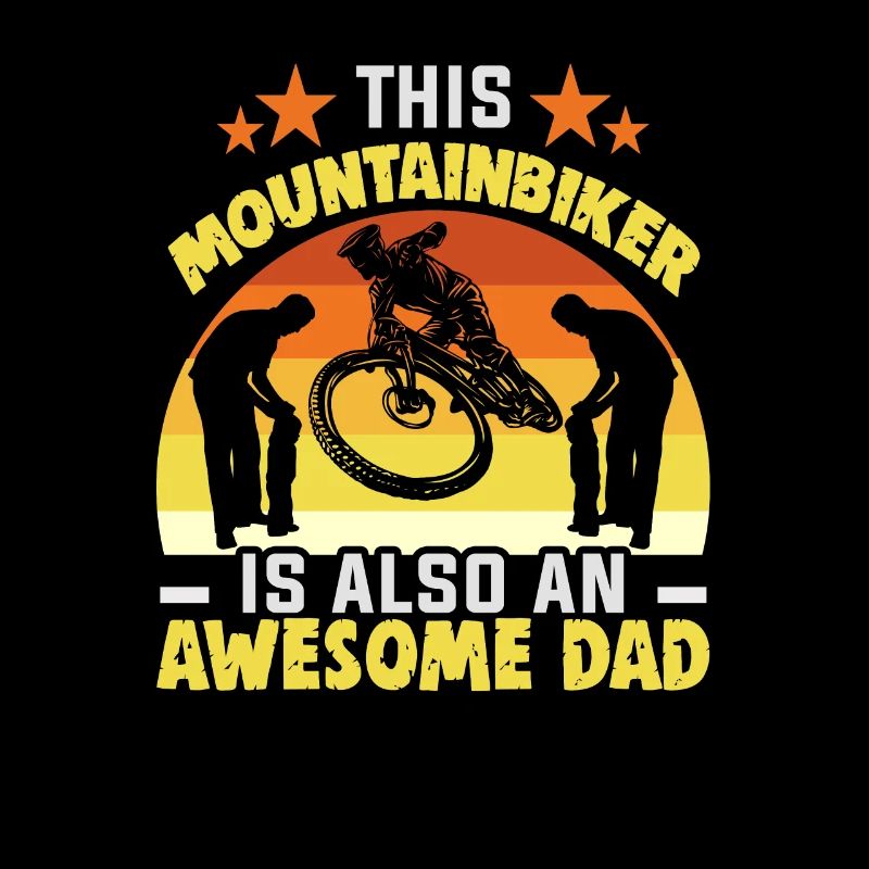 Mountain biker Father's Day Downhiller E biker