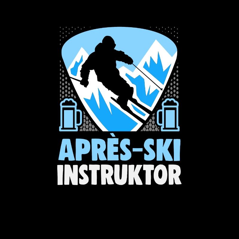 Skifahrer Apres Ski Instructor Ski