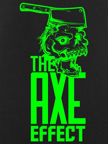 Skull with ax