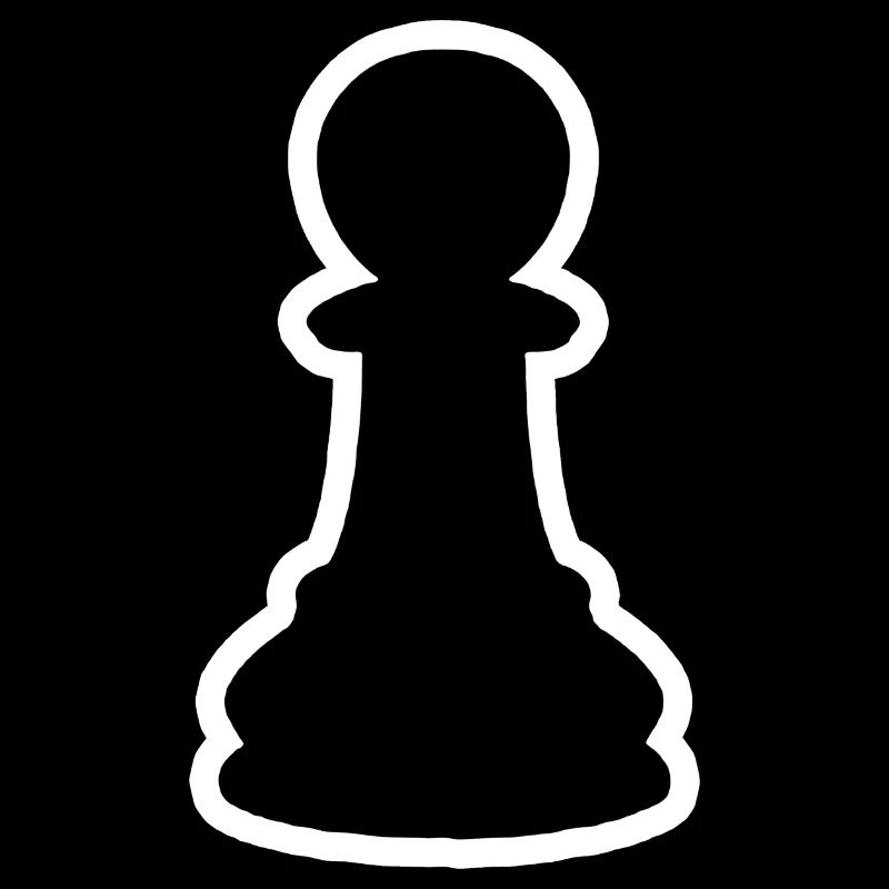 Schwarzer Bauer Chess Builder Chess Piece