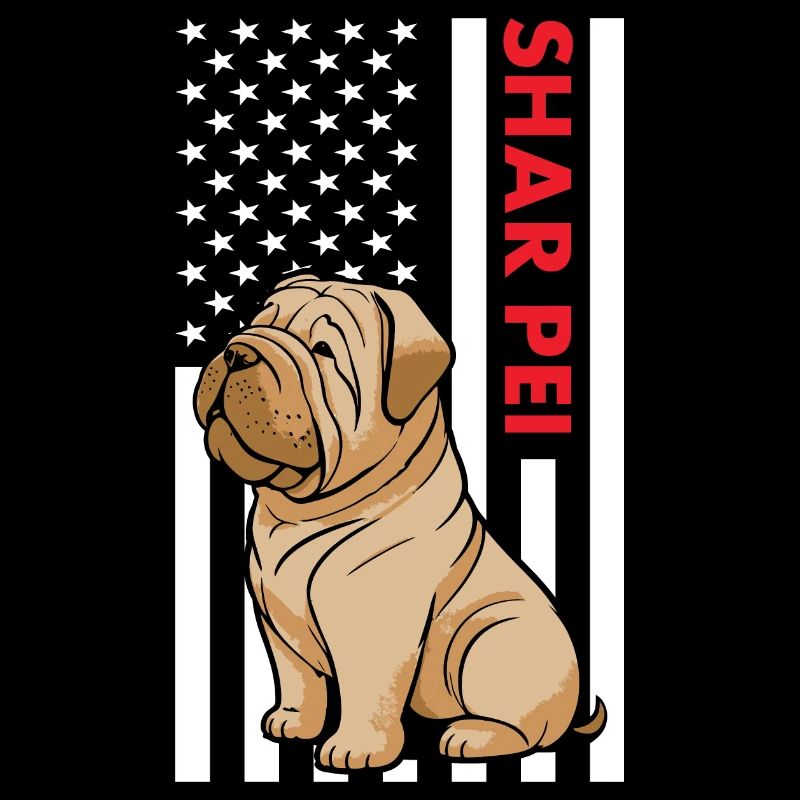 Drapeau de Shar Pei Us