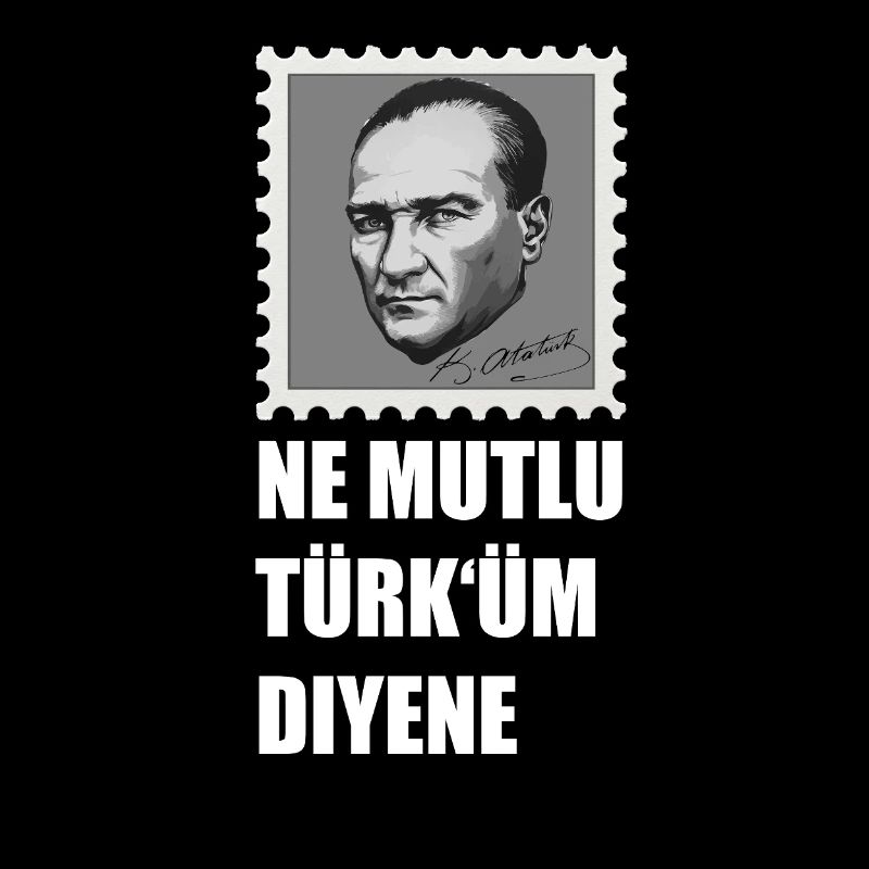 Atatürk - Nemutlu Türküm diyene - Lettrage