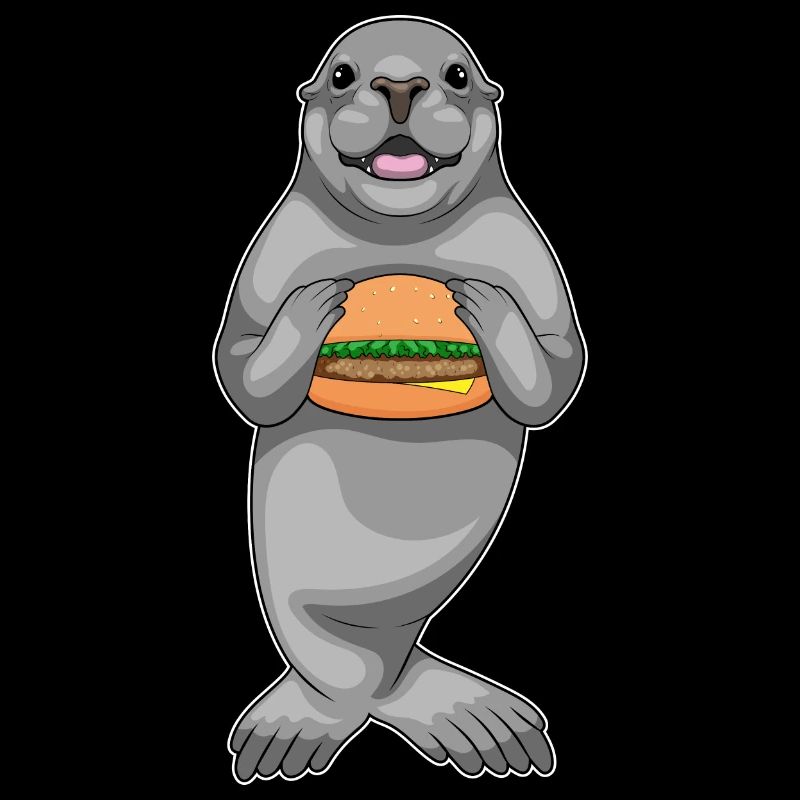 Seehund Hamburger