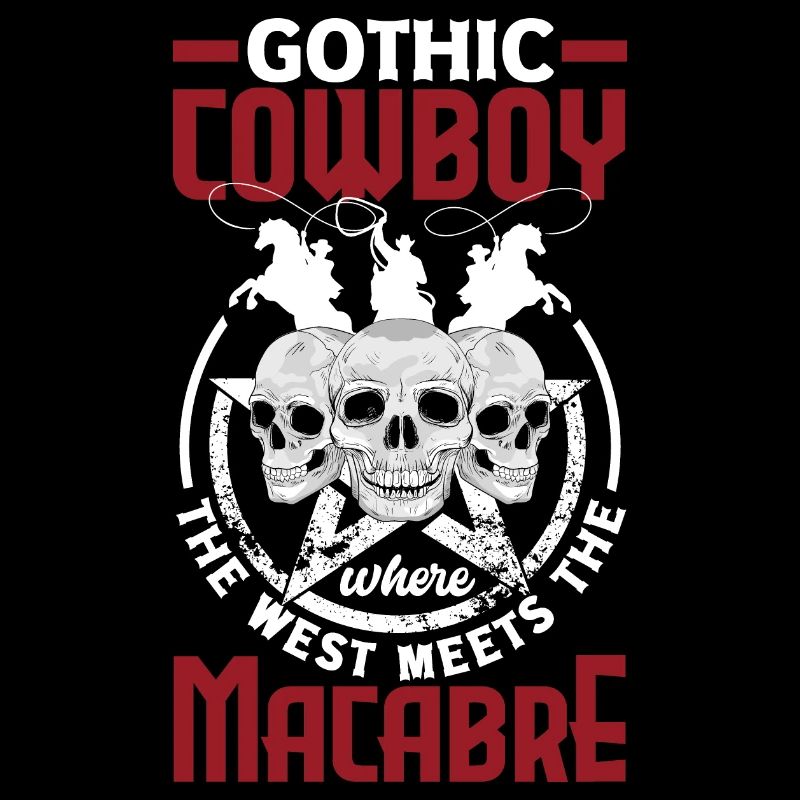 Gothic cowboy where the West meets the macabre