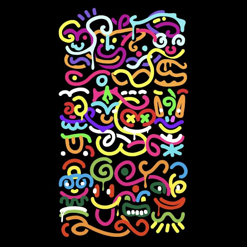 Abstraktes Totem