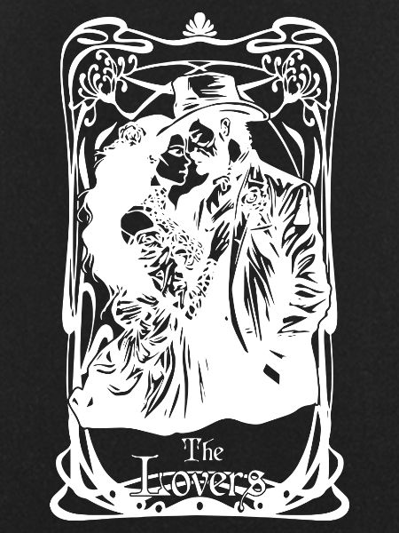 Tarot card Lovers