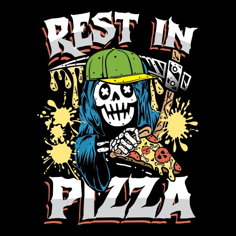 Reste dans la pizza