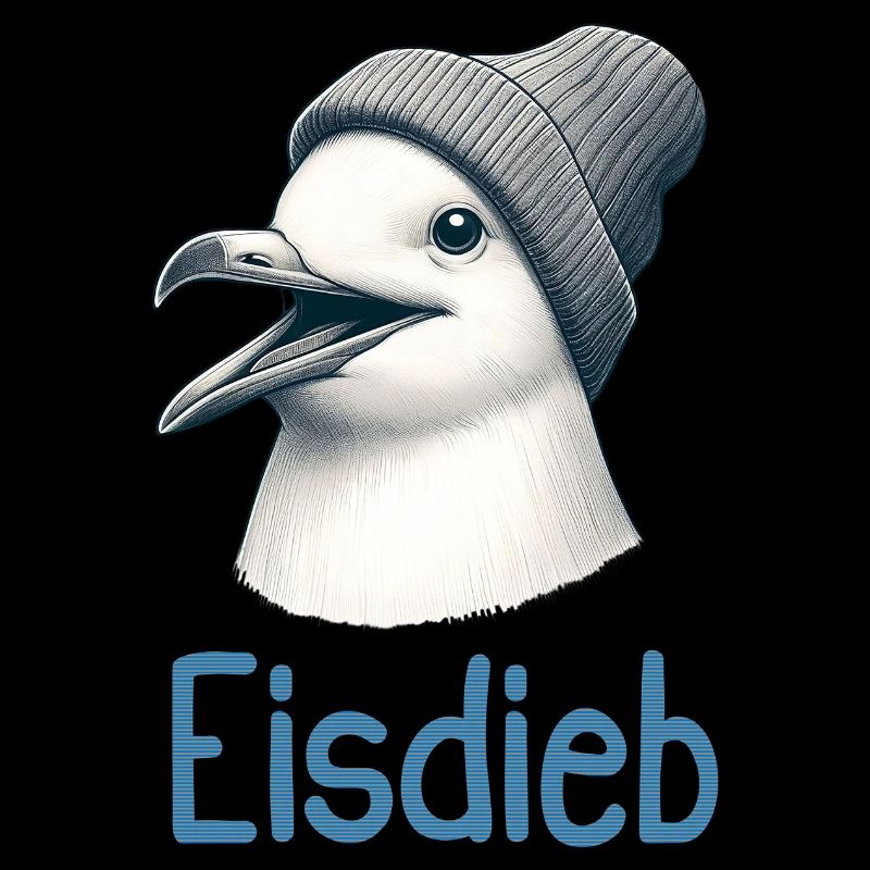 Moin Möwe Vogel Eis Creme Eisdieb Küste Nordsee