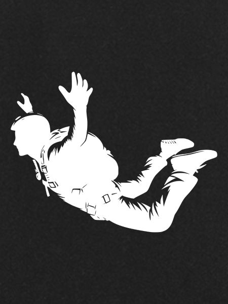 Skydiving Man Jumping Flight
