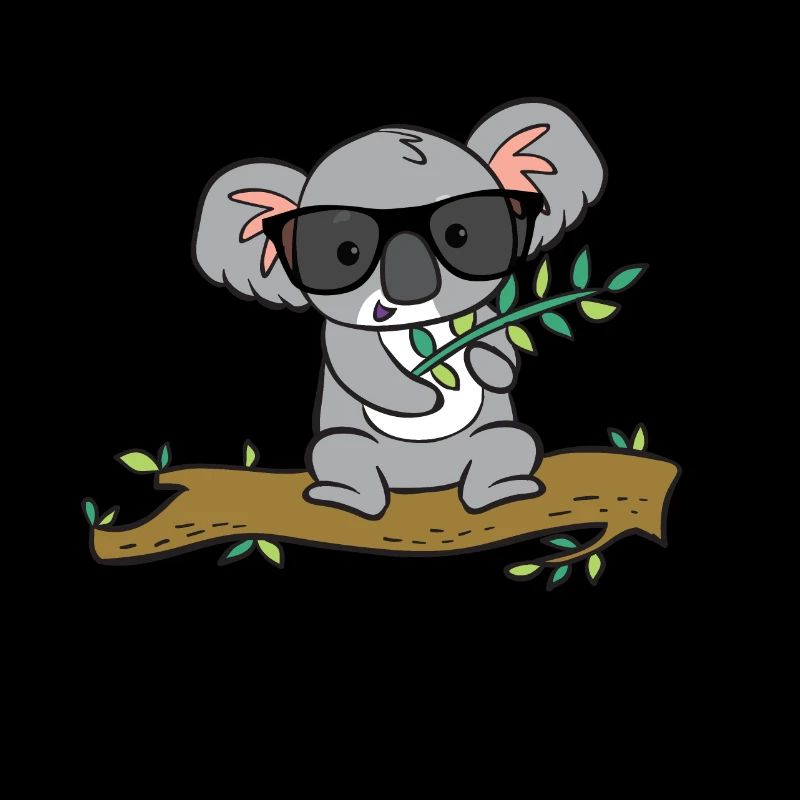 Koala with glasses