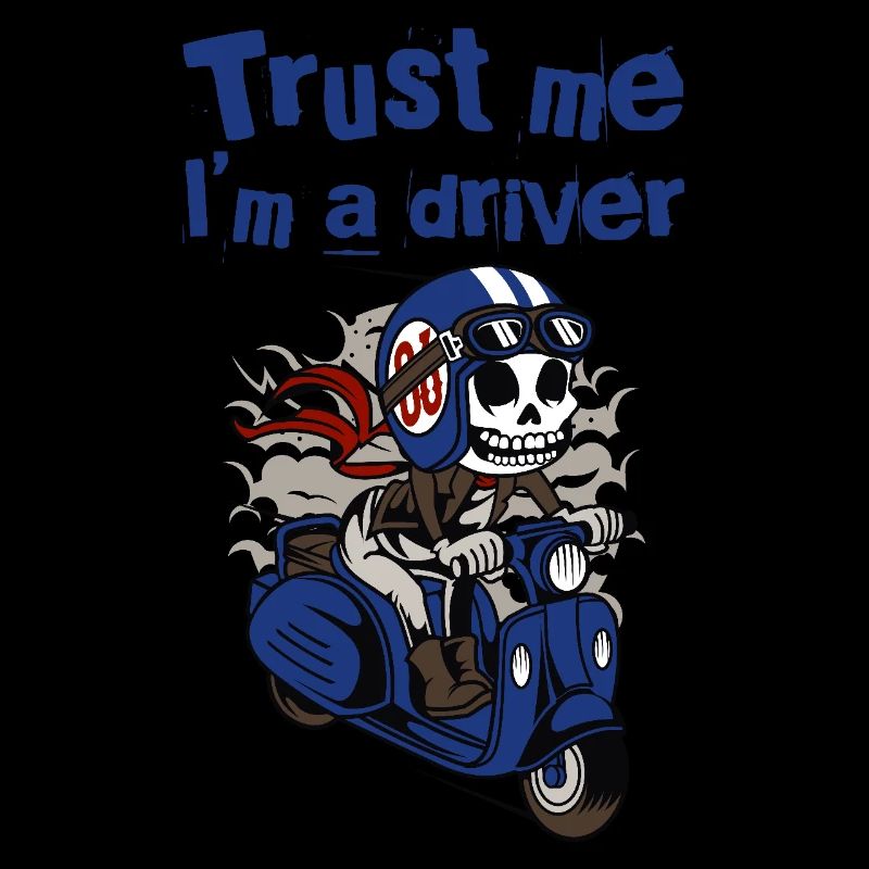 Skull Scooterman Idée cadeau