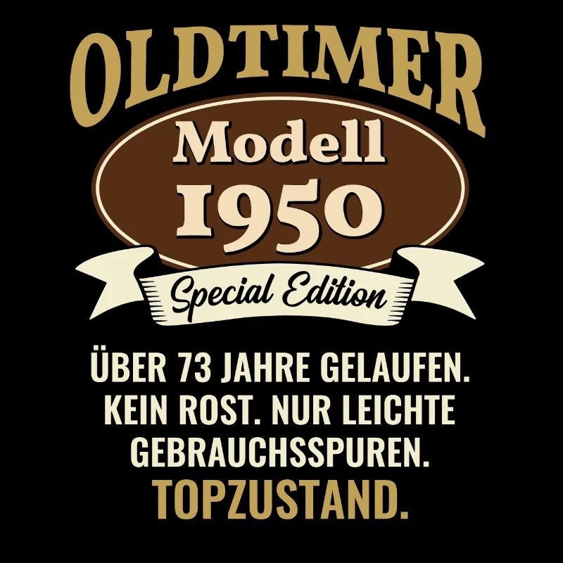 73 years oldtimer model 1950 73rd birthday