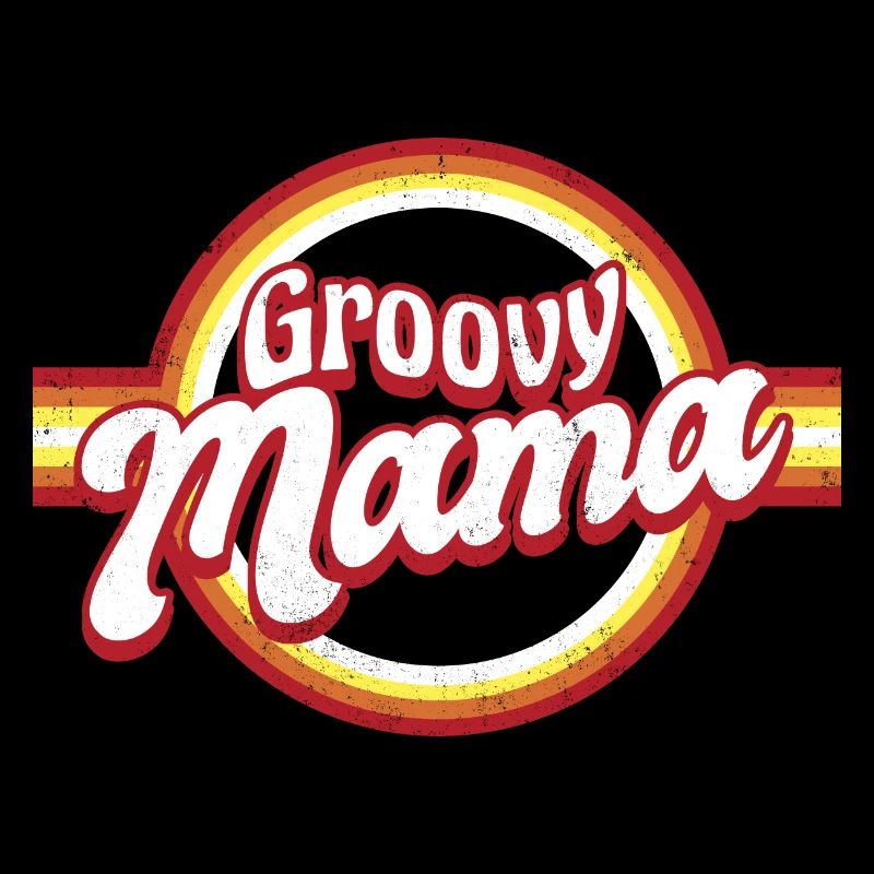 Retro Groovy Mama