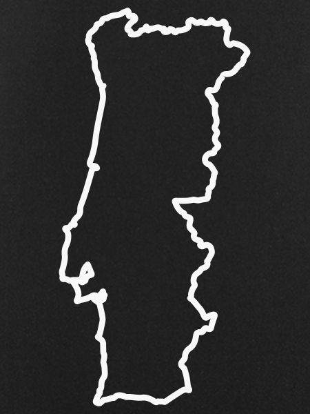Portugal Silhouette Outline