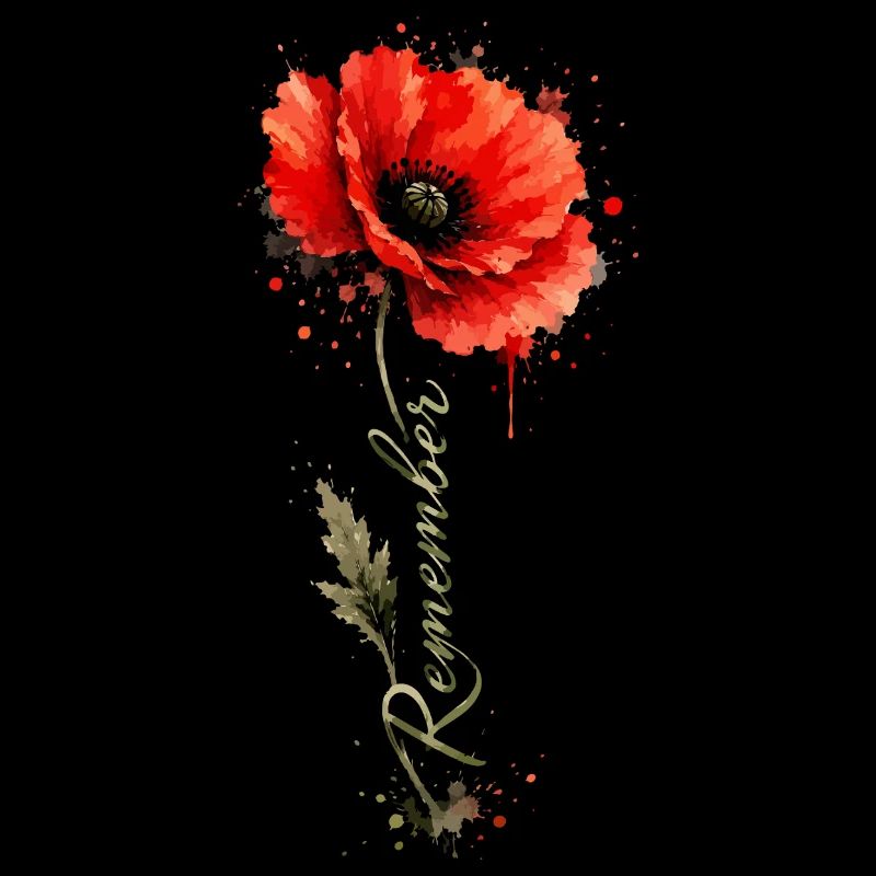 Coquelicot Remember | Jour du Souvenir Hommage