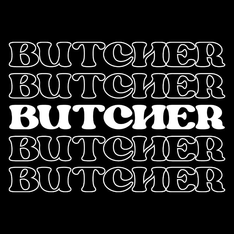 Butcher Meat Cutter Meatman Meat Processor