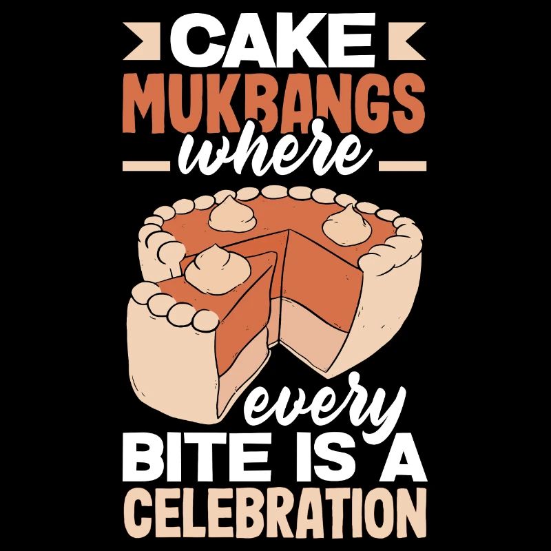 Mukbang et gâteau