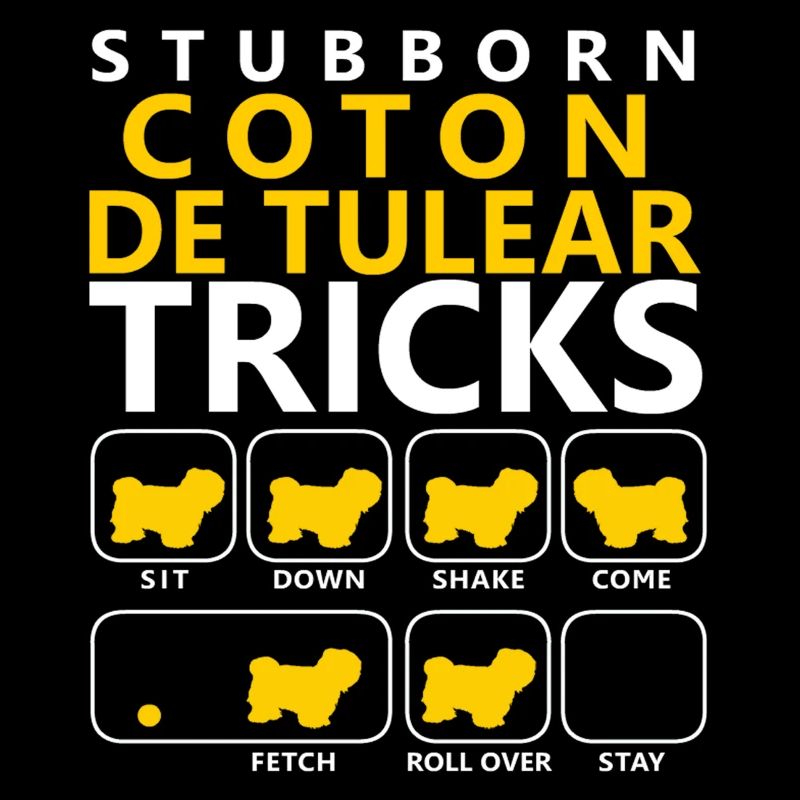 Stubborn Coton de Tulear Tricks