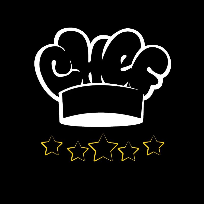 Chapeau de chef 5 étoiles Chef Chef