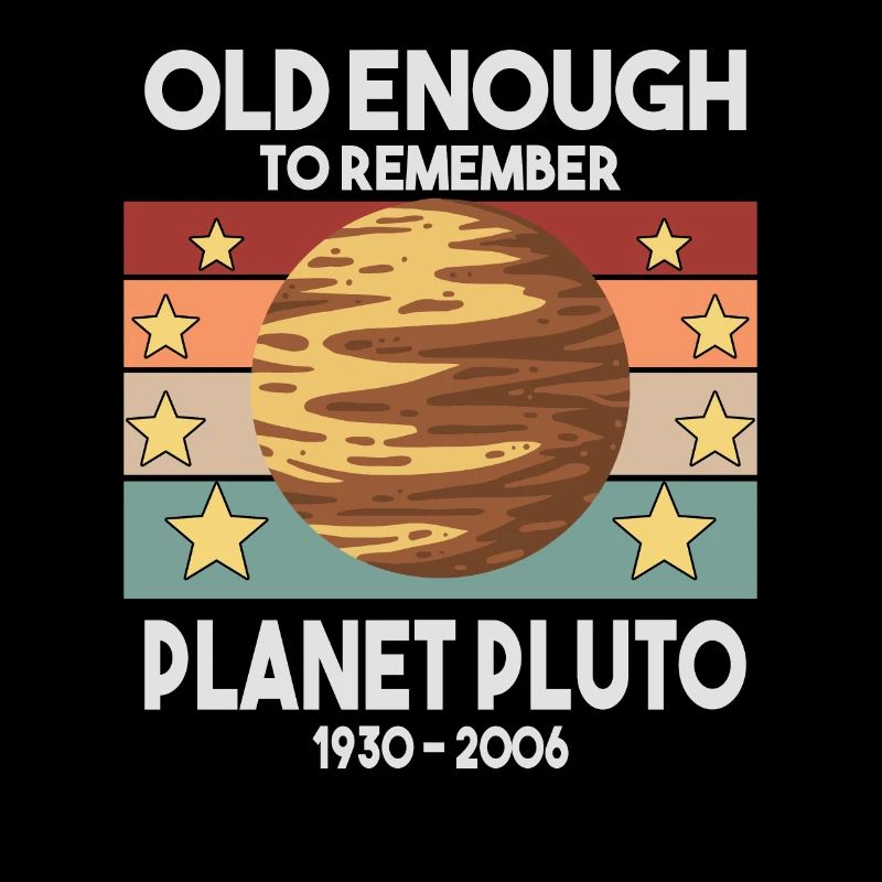 Pluto Vintage Planet Pluto Pluto Day Pluto-Tag